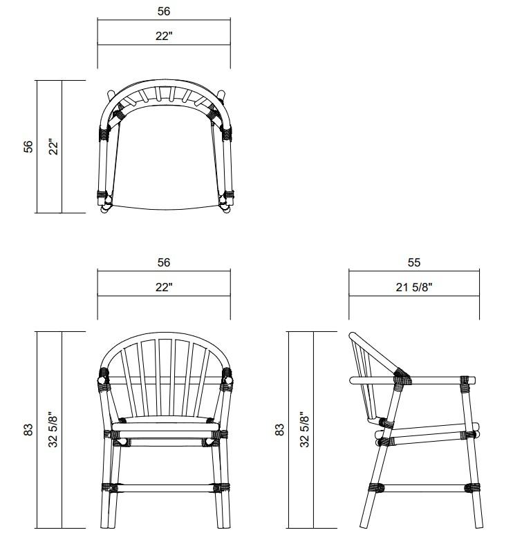 CHAIR WITHOUT ARMS