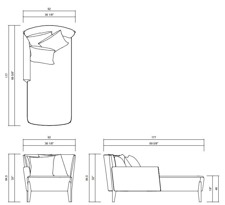 LEFT | RIGHT CHAISE