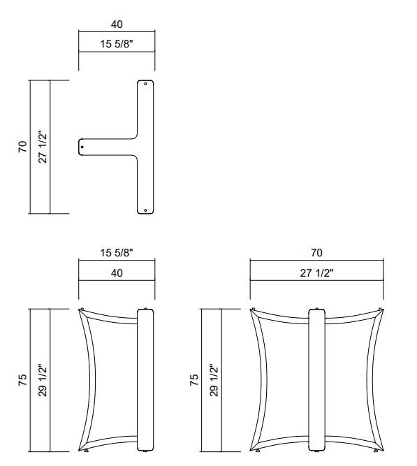 PEDESTAL T PEDAVENA