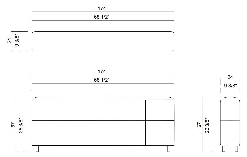 ENCOSTO 174 CM SWELL