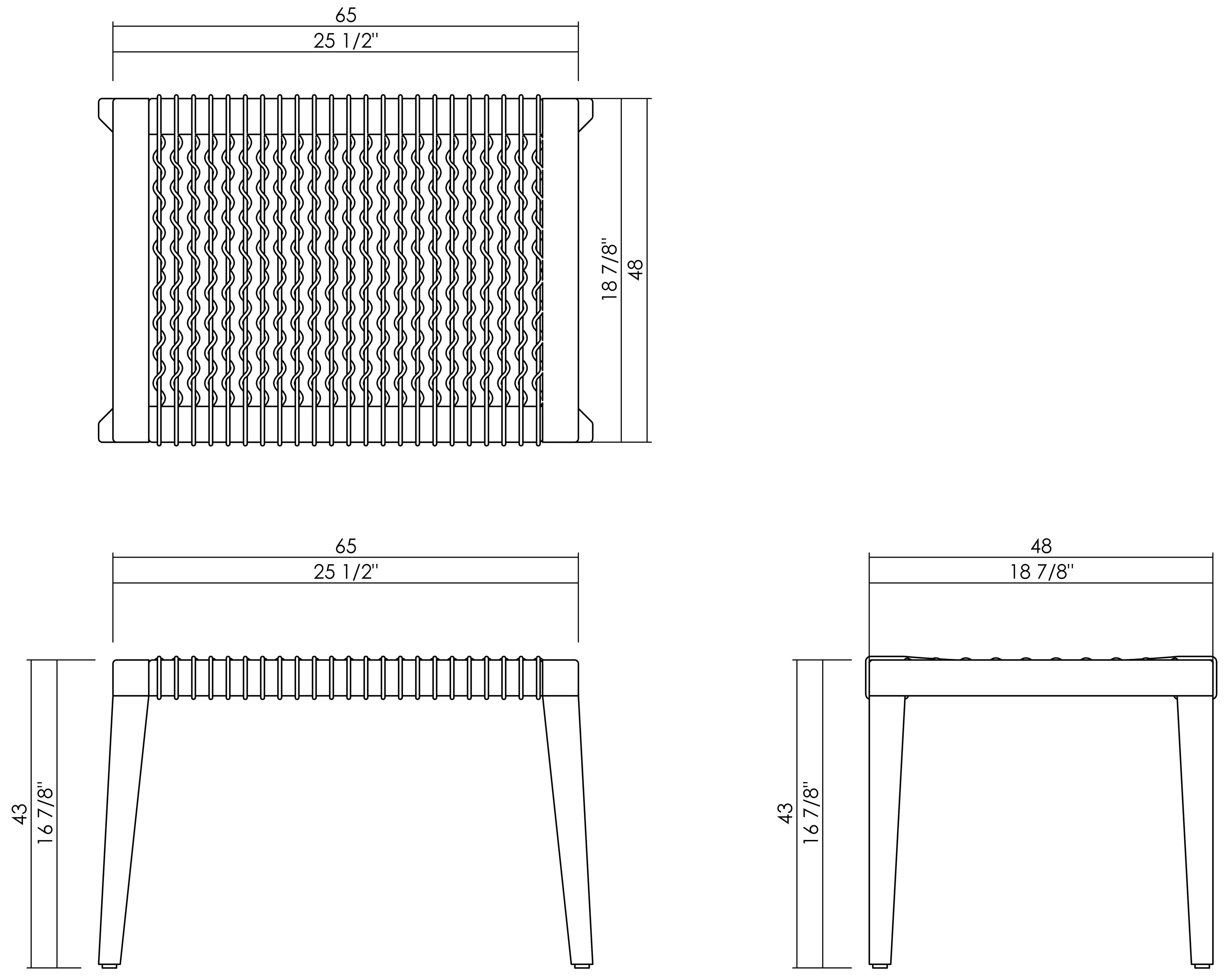 MYKONOS BENCH 65 x 48