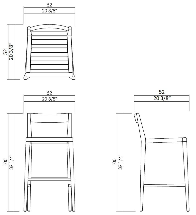 HIGH BARSTOOL