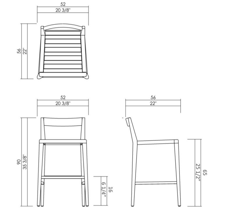 LOW BARSTOOL