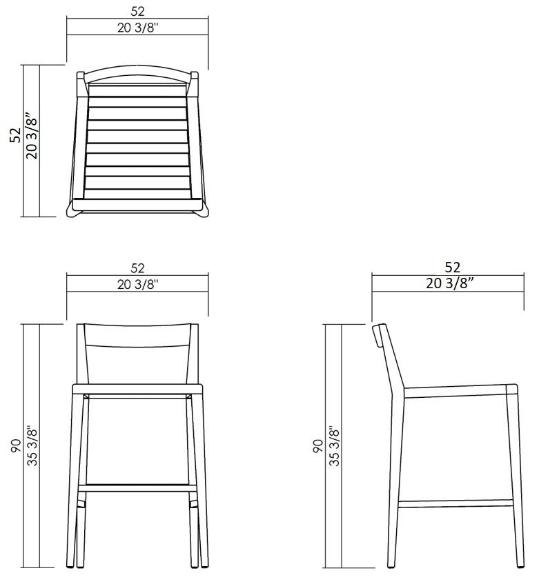 LOW BARSTOOL