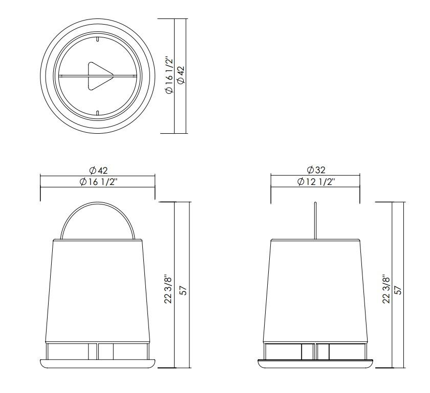 LÚMEN LANTERN D16 1/2"