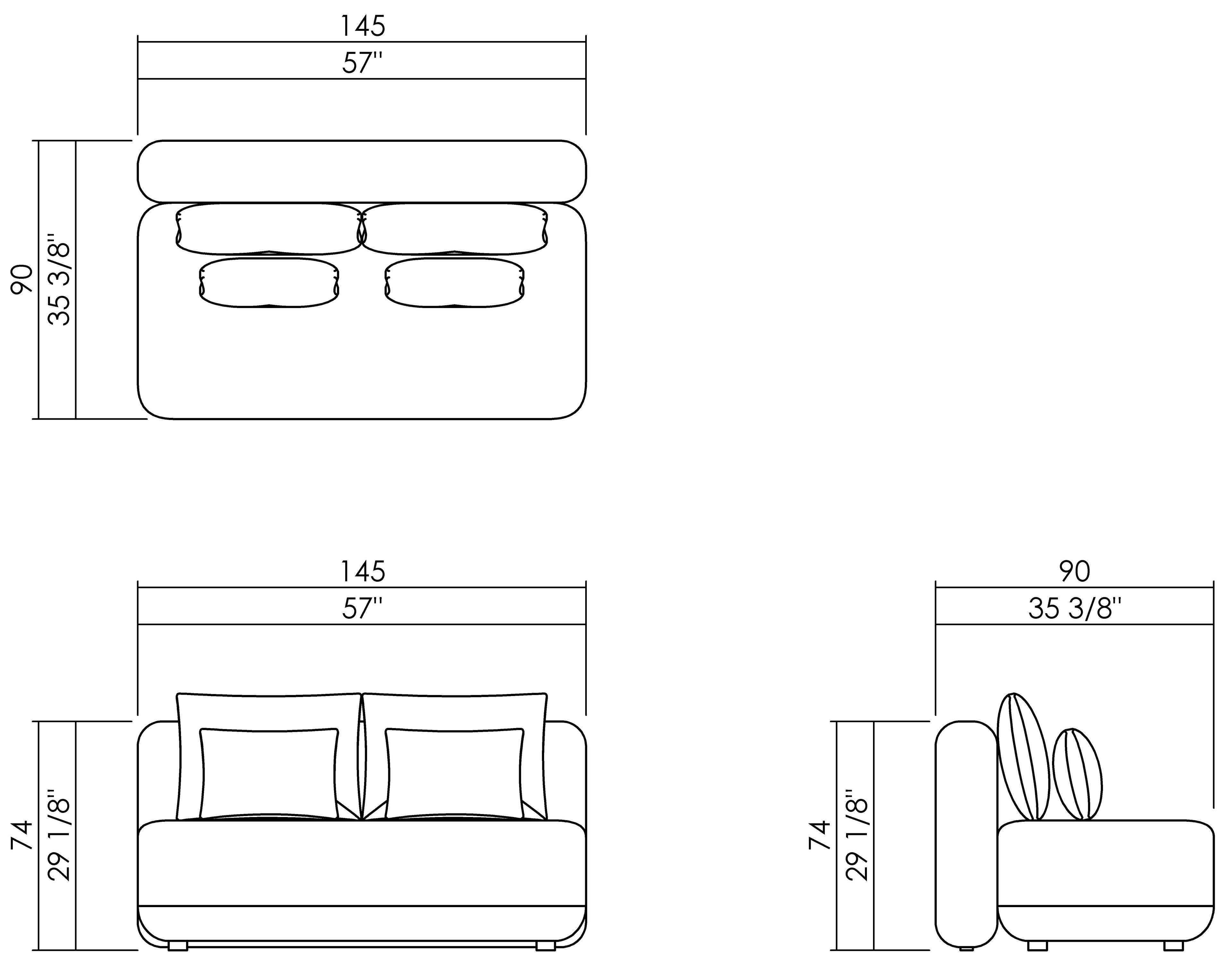 MODULO 145 X 90 CM DONATO